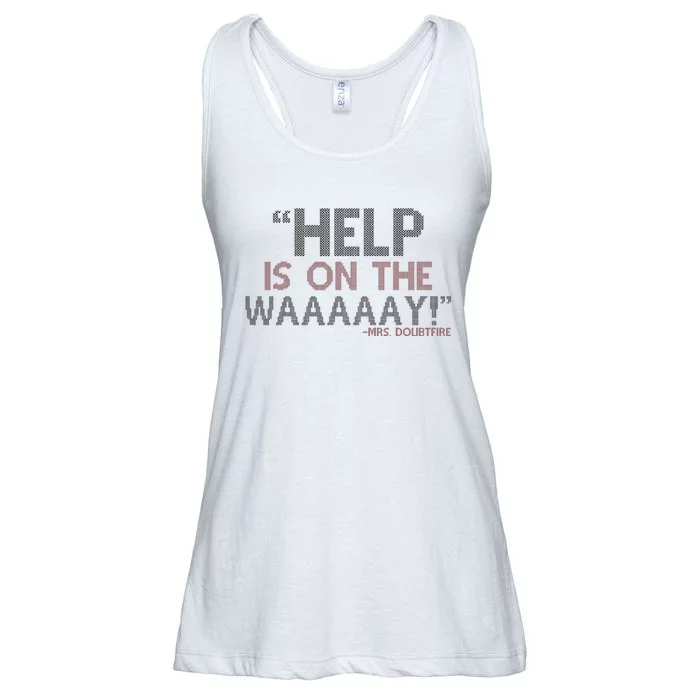 Help Is On The Waaaaay! Mrs. Doubtfire Ladies Essential Flowy Tank