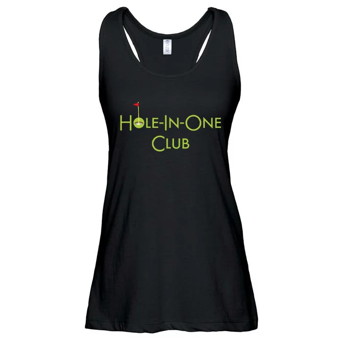 Hole In One Club Golfing Graphic Design Golf Hole In One Ladies Essential Flowy Tank