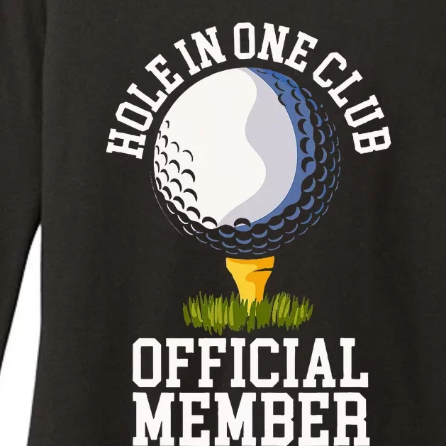 Hole In One Club Golf Club Golfer Hole In One Womens CVC Long Sleeve Shirt