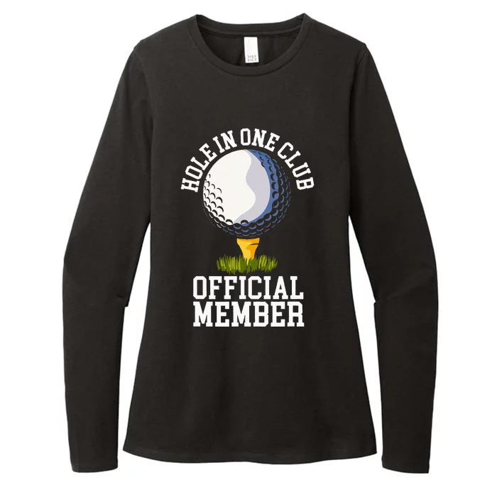 Hole In One Club Golf Club Golfer Hole In One Womens CVC Long Sleeve Shirt