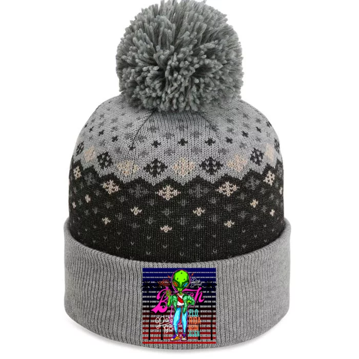 Hip Alien The Baniff Cuffed Pom Beanie