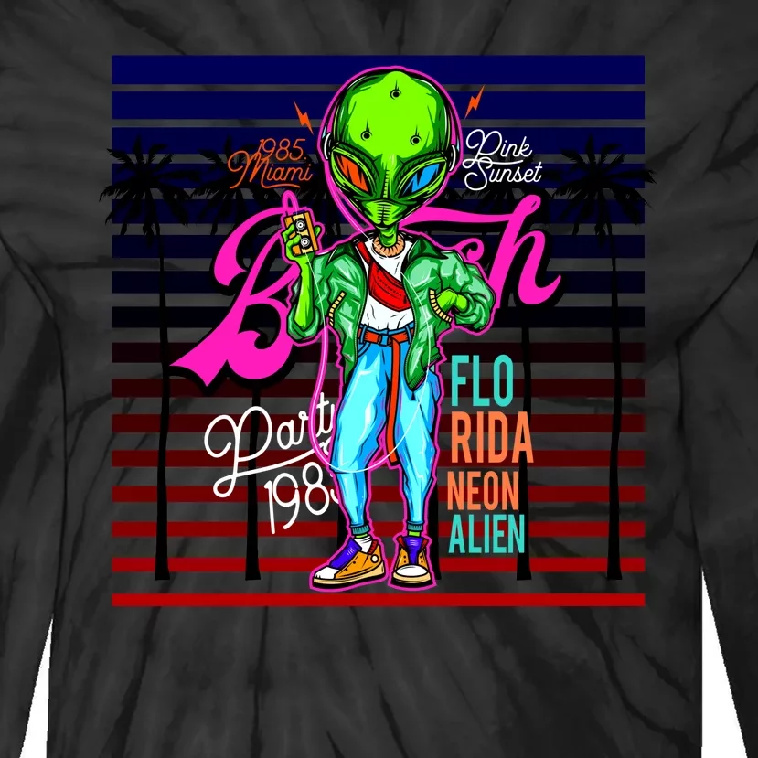 Hip Alien Tie-Dye Long Sleeve Shirt