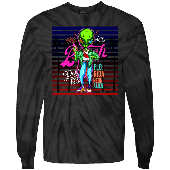 Hip Alien Tie-Dye Long Sleeve Shirt