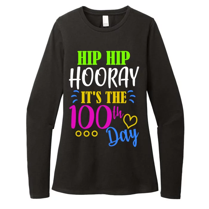 HIP HIP Hooray Its The 100th Day Of School Womens CVC Long Sleeve Shirt