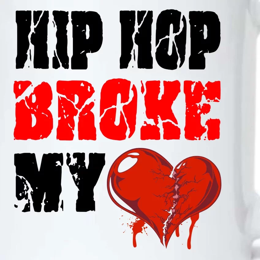 Hip Hop Broke My Heart Black Color Changing Mug