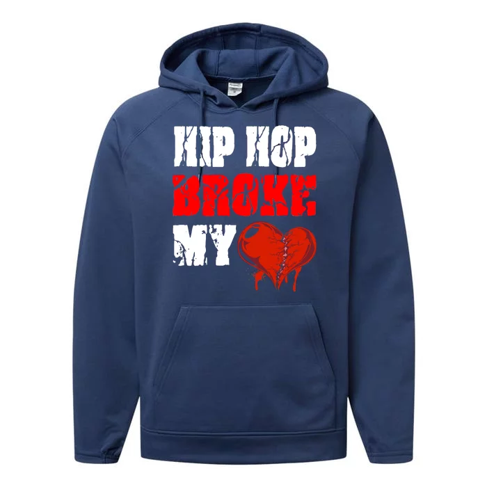 Hip Hop Broke My Heart Performance Fleece Hoodie