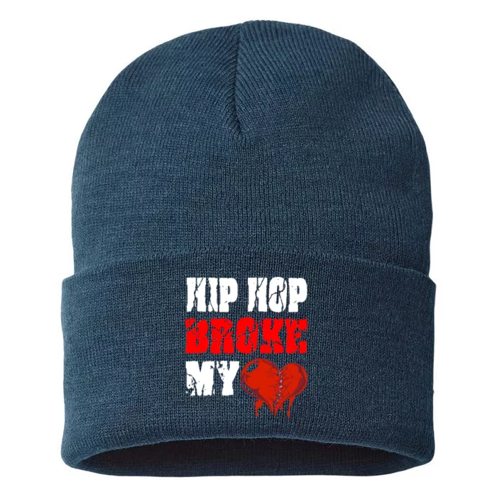 Hip Hop Broke My Heart Sustainable Knit Beanie