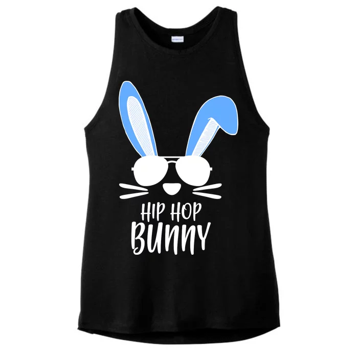 Hip Hop Bunny Ladies Tri-Blend Wicking Tank