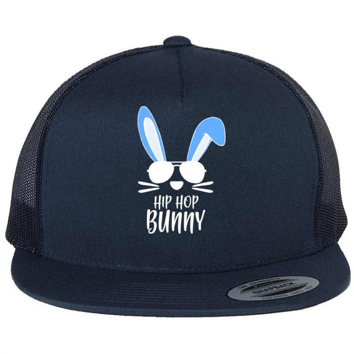 Hip Hop Bunny Flat Bill Trucker Hat