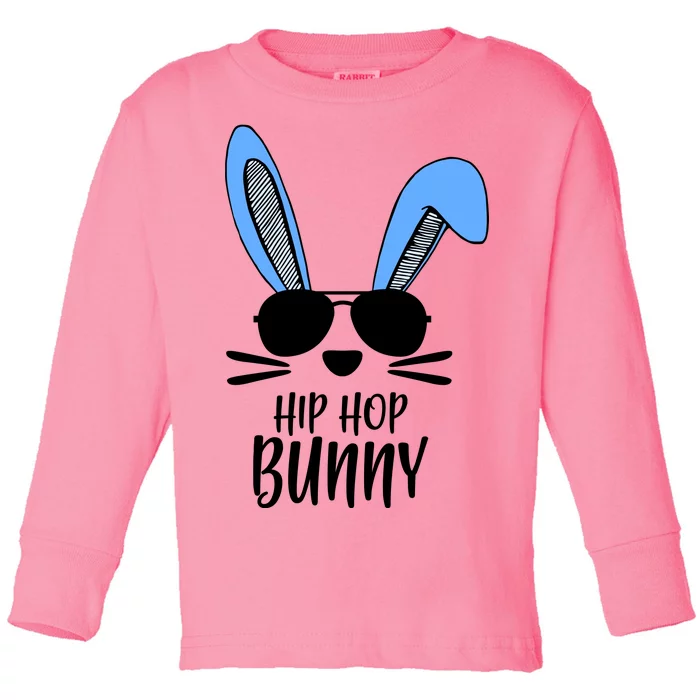 Hip Hop Bunny Toddler Long Sleeve Shirt