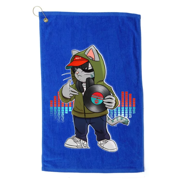 Hip Hop DJ Cat Catnip Records Platinum Collection Golf Towel