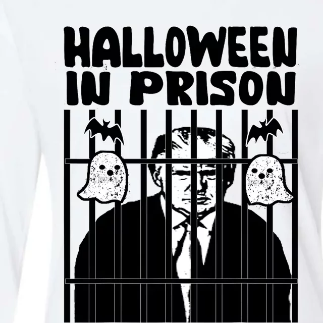 Halloween In Prison Jack Smith & Fany Willis Funny Trump Womens Cotton Relaxed Long Sleeve T-Shirt