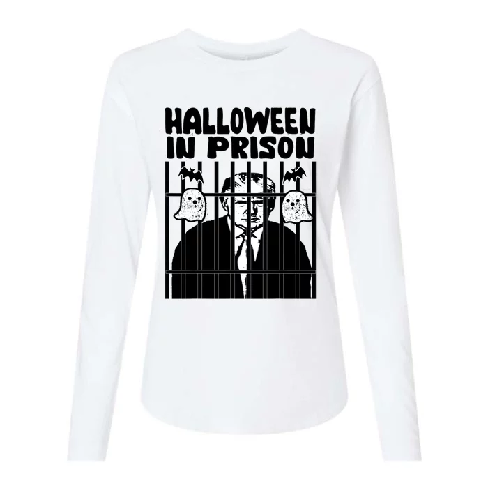 Halloween In Prison Jack Smith & Fany Willis Funny Trump Womens Cotton Relaxed Long Sleeve T-Shirt