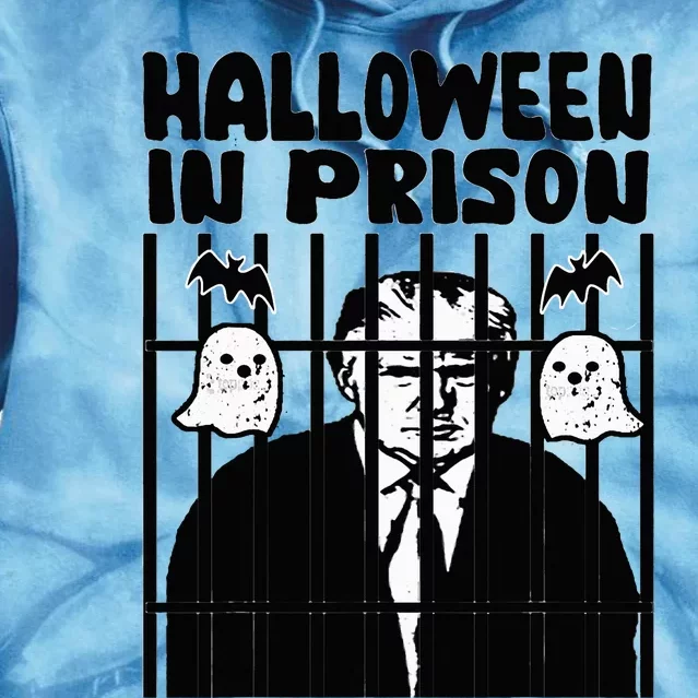 Halloween In Prison Funny Usa Political Tie Dye Hoodie