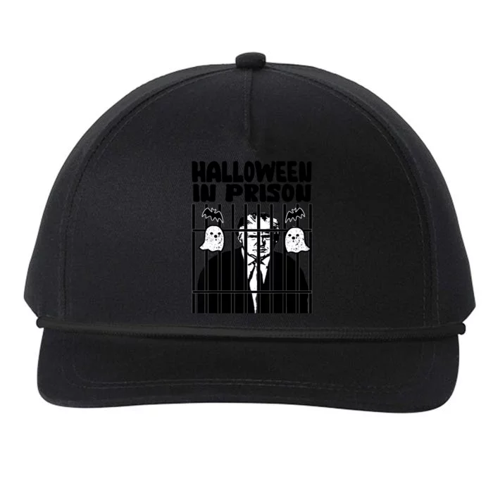 Halloween In Prison Funny Usa Political Snapback Five-Panel Rope Hat