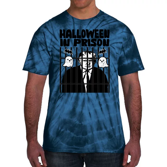 Halloween In Prison Funny Usa Political Tie-Dye T-Shirt