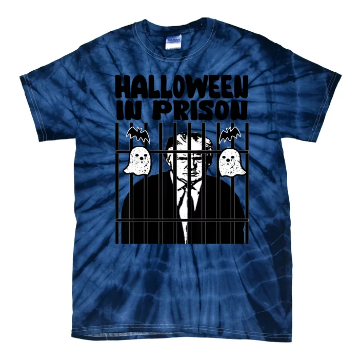 Halloween In Prison Funny Usa Political Tie-Dye T-Shirt