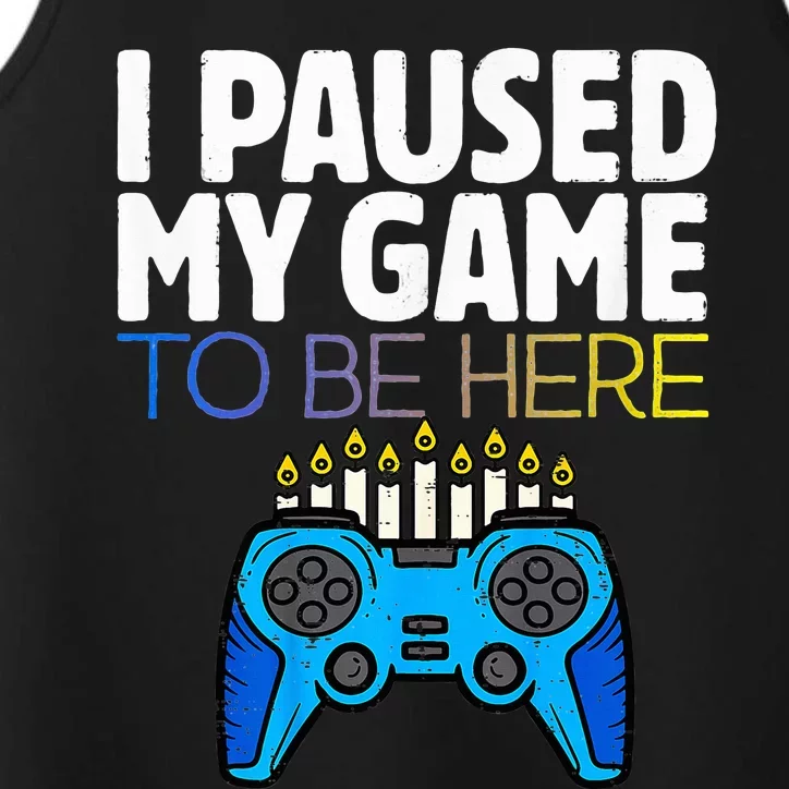 Hanukkah I Paused My Game to be here Controller Gamer Performance Tank