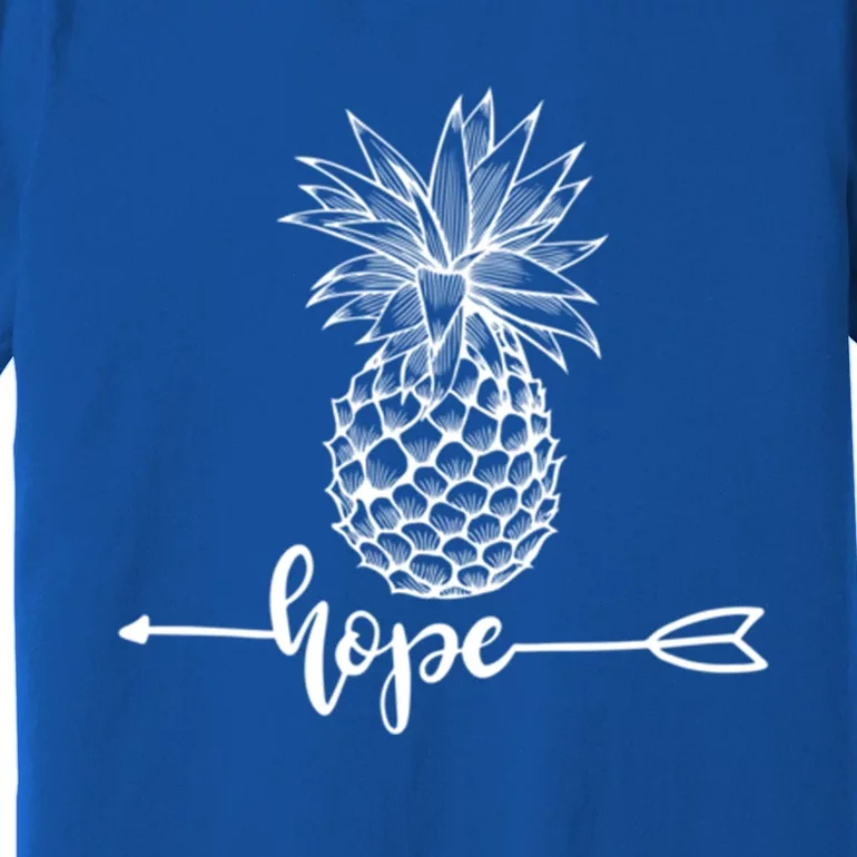 Hope Ivf Pineapple Lucky Transfer Day Gift Premium T-Shirt