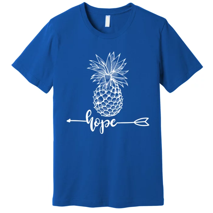 Hope Ivf Pineapple Lucky Transfer Day Gift Premium T-Shirt