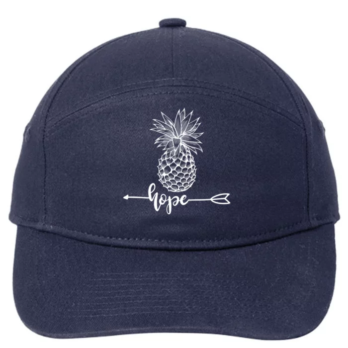 Hope Ivf Pineapple Lucky Transfer Day Gift 7-Panel Snapback Hat