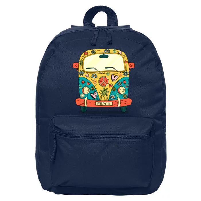 Hippe Peace Van 16 in Basic Backpack