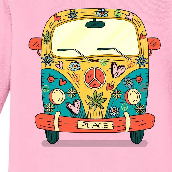 Hippe Peace Van Baby Long Sleeve Bodysuit