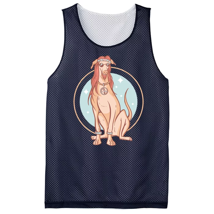 Hippie Dog Mesh Reversible Basketball Jersey Tank