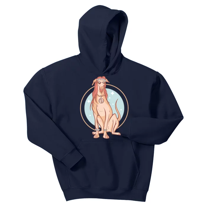 Hippie Dog Kids Hoodie