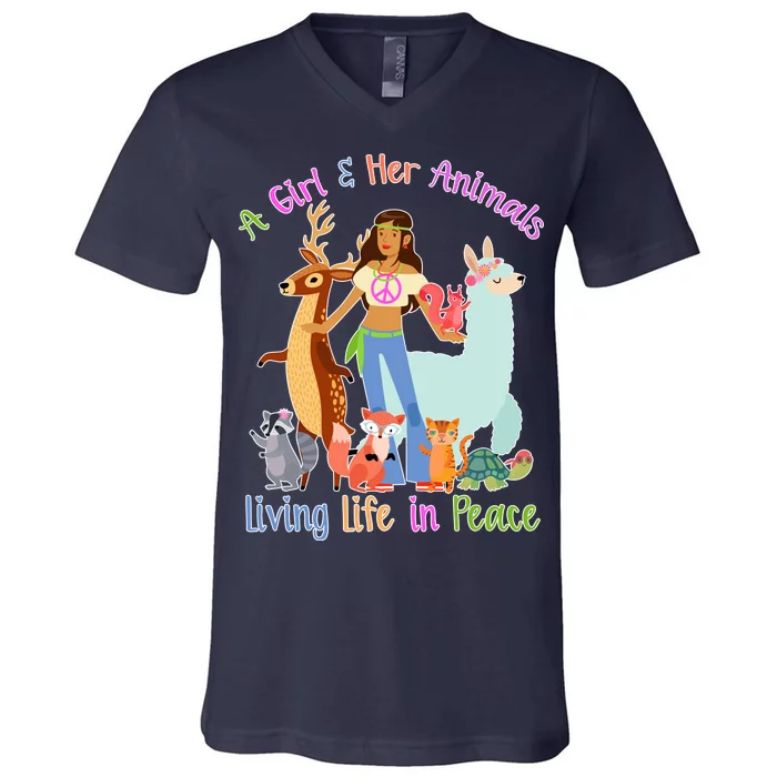 All The People Imagine Living Life In Peace Hippie' Men's T-Shirt