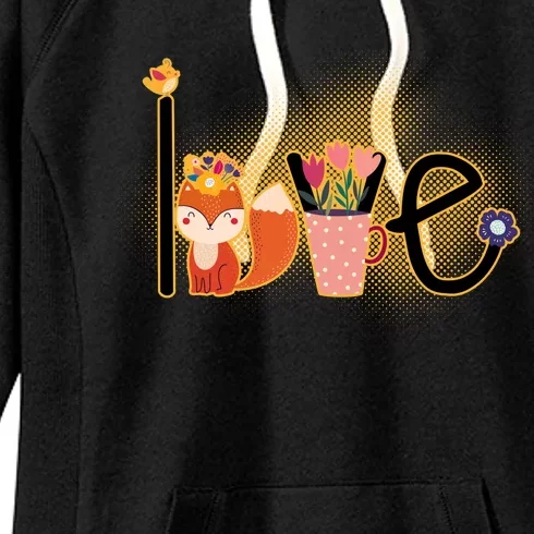 Hippie Love Spring Women's Fleece Hoodie