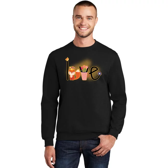 Hippie Love Spring Tall Sweatshirt