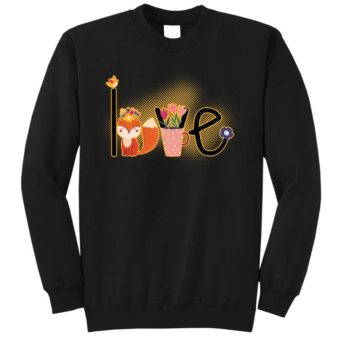 Hippie Love Spring Tall Sweatshirt