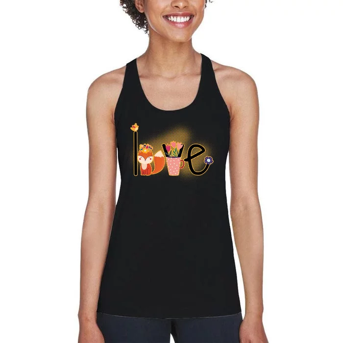 Hippie Love Spring Women's Racerback Tank