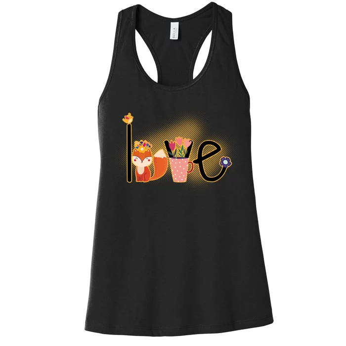 Hippie Love Spring Women's Racerback Tank