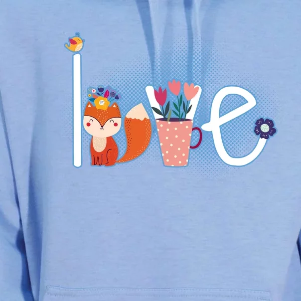 Hippie Love Spring Unisex Surf Hoodie