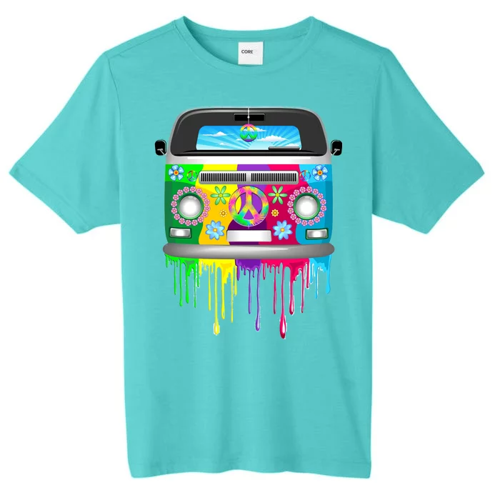 Hippie Van Dripping Rainbow ChromaSoft Performance T-Shirt