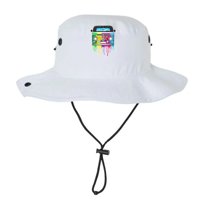 Hippie Van Dripping Rainbow Legacy Cool Fit Booney Bucket Hat