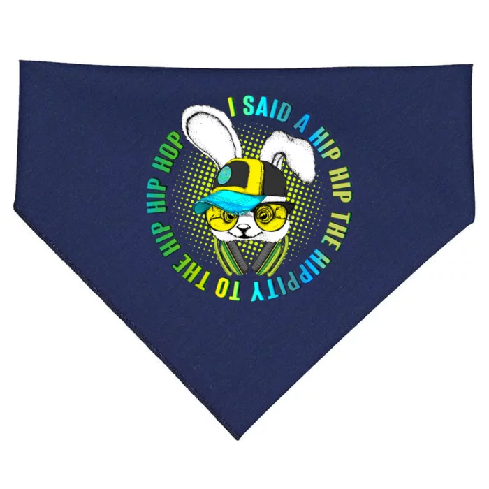 Hippity Hip Hop Bunny USA-Made Doggie Bandana