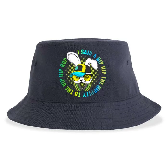 Hippity Hip Hop Bunny Sustainable Bucket Hat