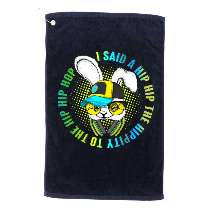 Hippity Hip Hop Bunny Platinum Collection Golf Towel