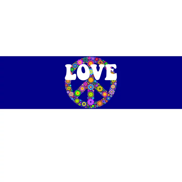 Hippy Love Bumper Sticker