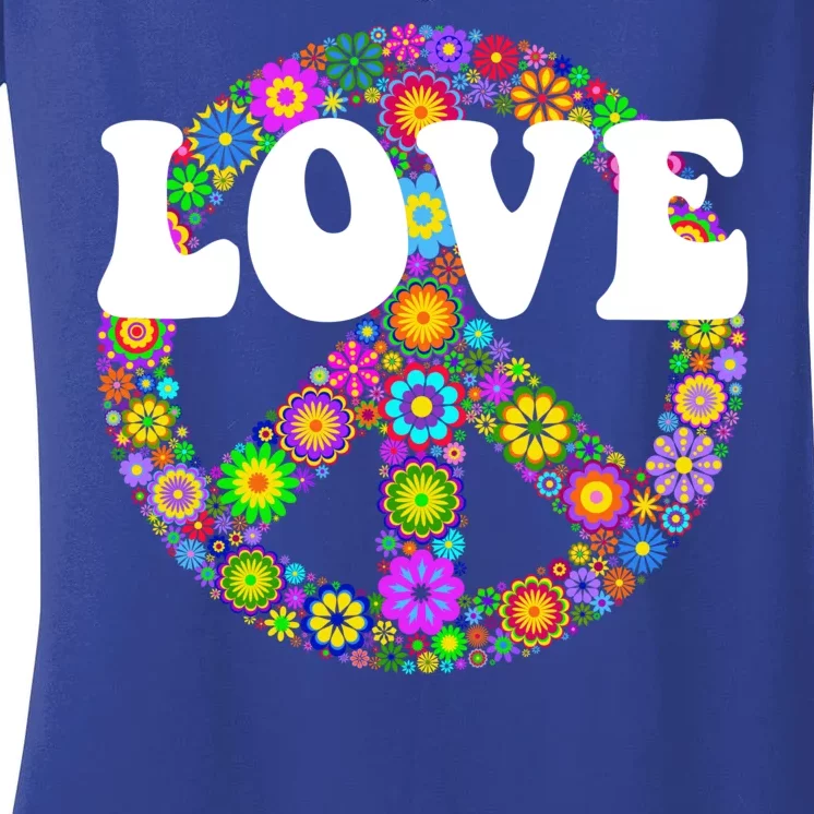 Hippy Love Women's V-Neck T-Shirt