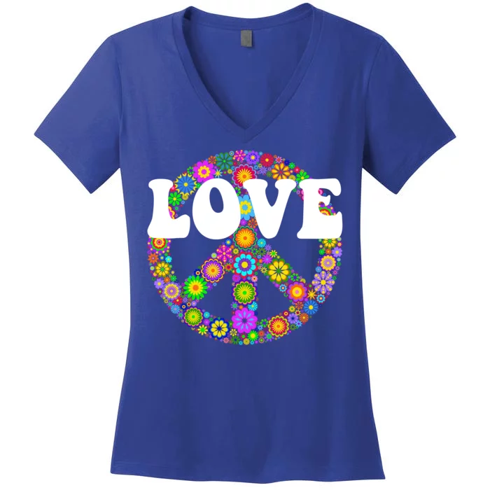 Hippy Love Women's V-Neck T-Shirt