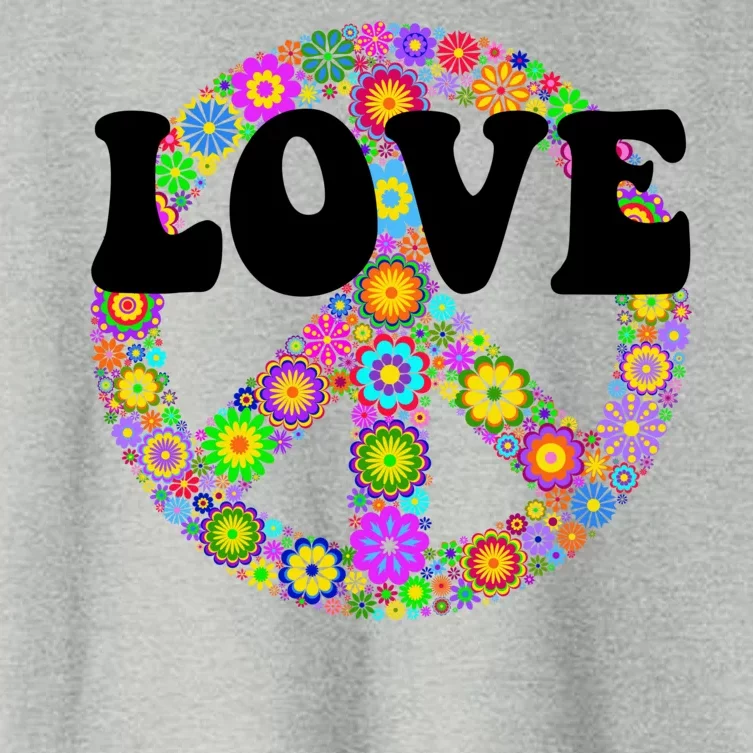 Hippy Love Women's Crop Top Tee