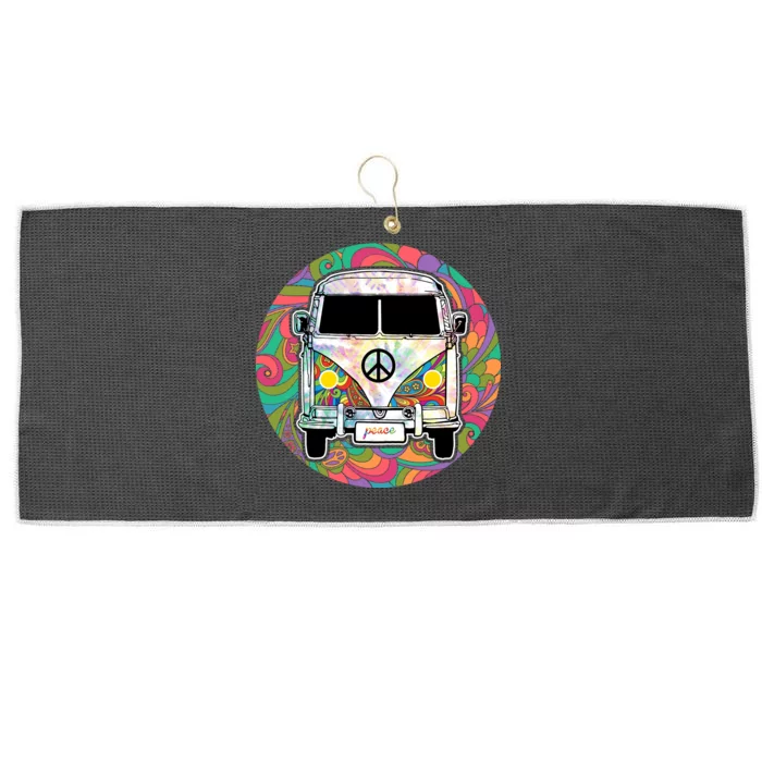 Hippy Van Large Microfiber Waffle Golf Towel