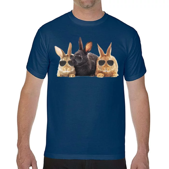 Hipster Cool Rabbit Comfort Colors T-Shirt