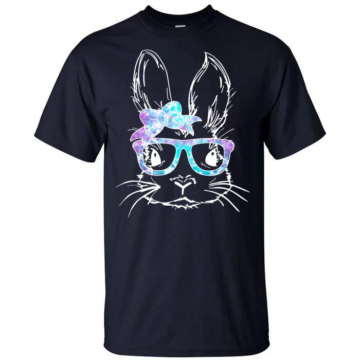 Hipster Easter Bunny Floral Tall T-Shirt