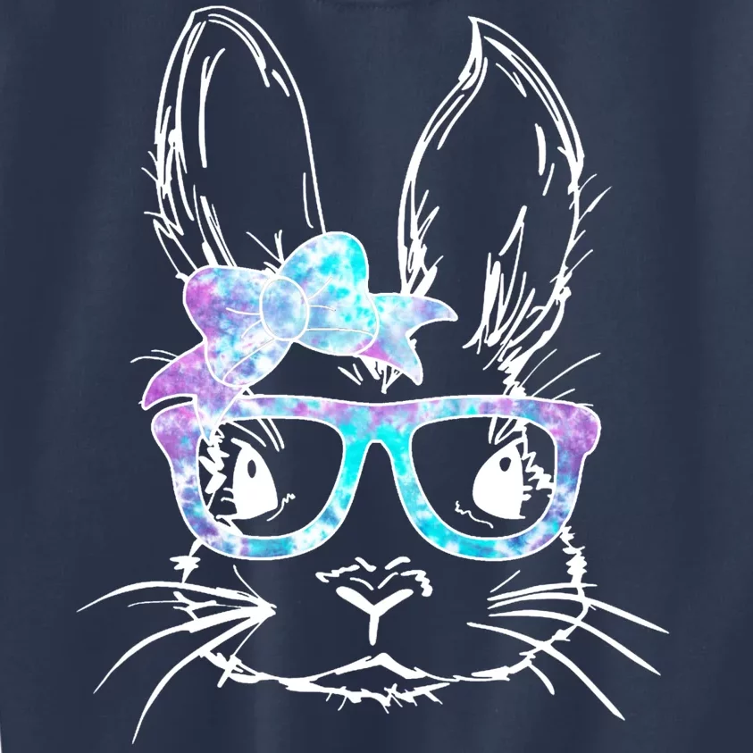 Hipster Easter Bunny Floral Kids Sweatshirt