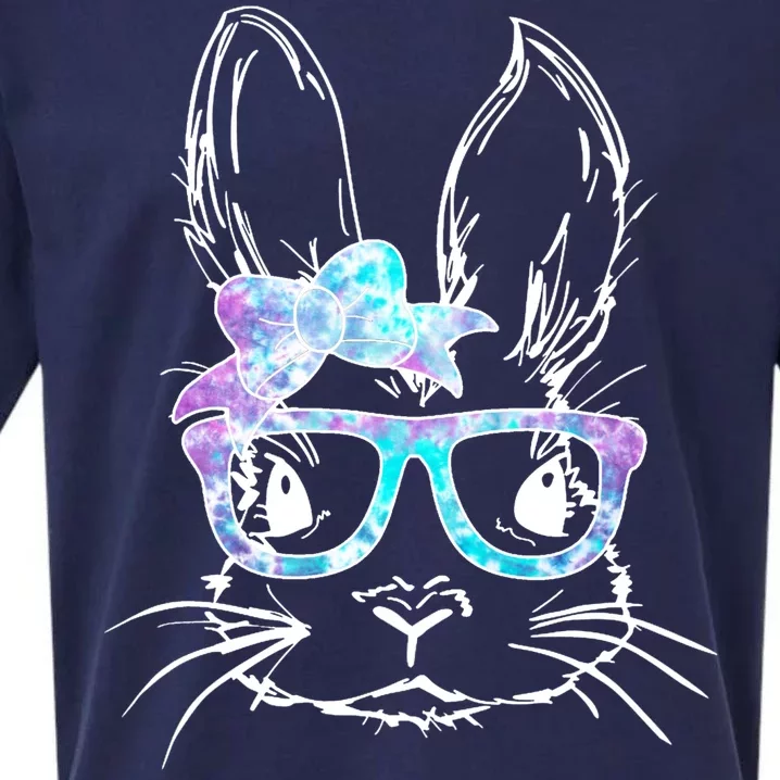 Hipster Easter Bunny Floral Sueded Cloud Jersey T-Shirt